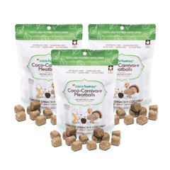 CocoTherapy, bolsas de pavo con espinaca, snack sabroso para perros