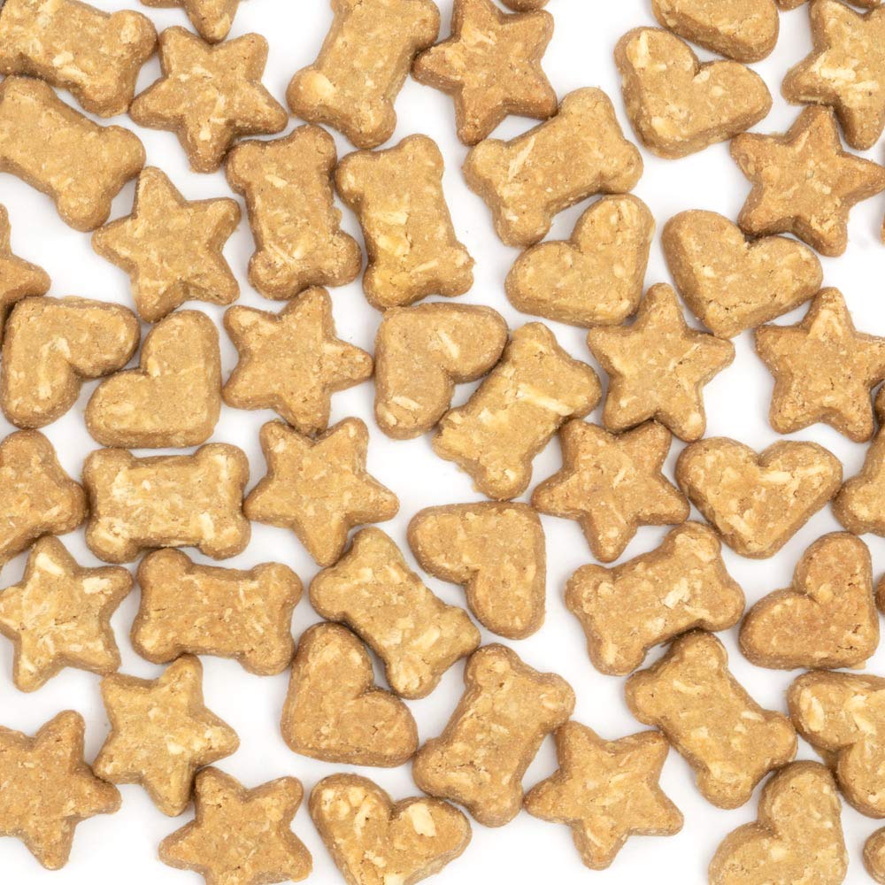 Etiqueta orgánica de Coco-Charms, ingredientes 100% orgánicos para perros sensibles.