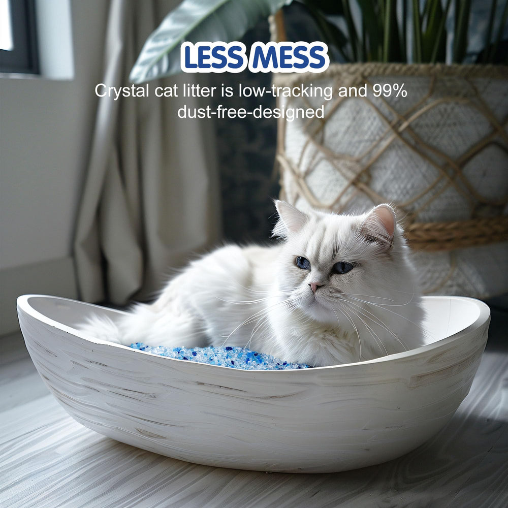 COCOYO Arena de Cristales para Gatos bajo-rastro: menos polvo y menos limpieza