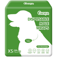 COCOYO envoltura para perro macho tamaño extra pequeño para viajes y entrenamiento.
