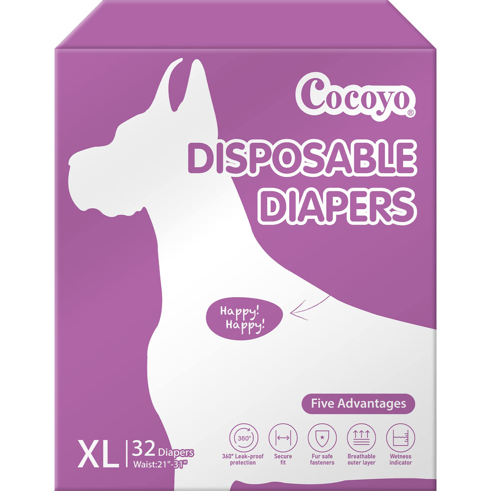 COCOYO pañales para perros femeninos con ajuste cómodo para paseos.