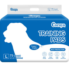 COCOYO Tapete de entrenamiento grande 22x30, secado rápido para cachorros.