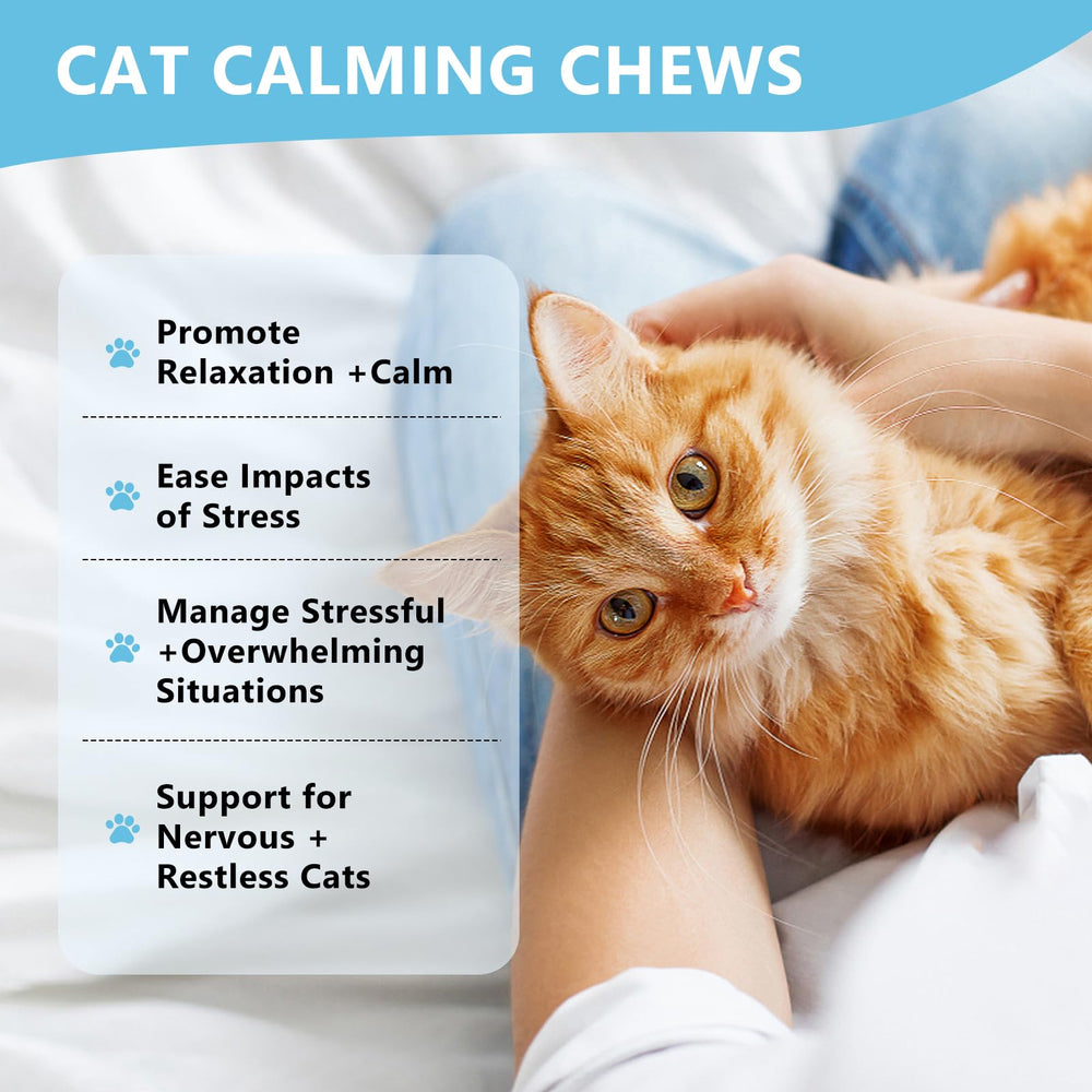 ColEaze Calming Chews para Gatos, sabor pollo, snack sabroso para sesiones de cuidado.