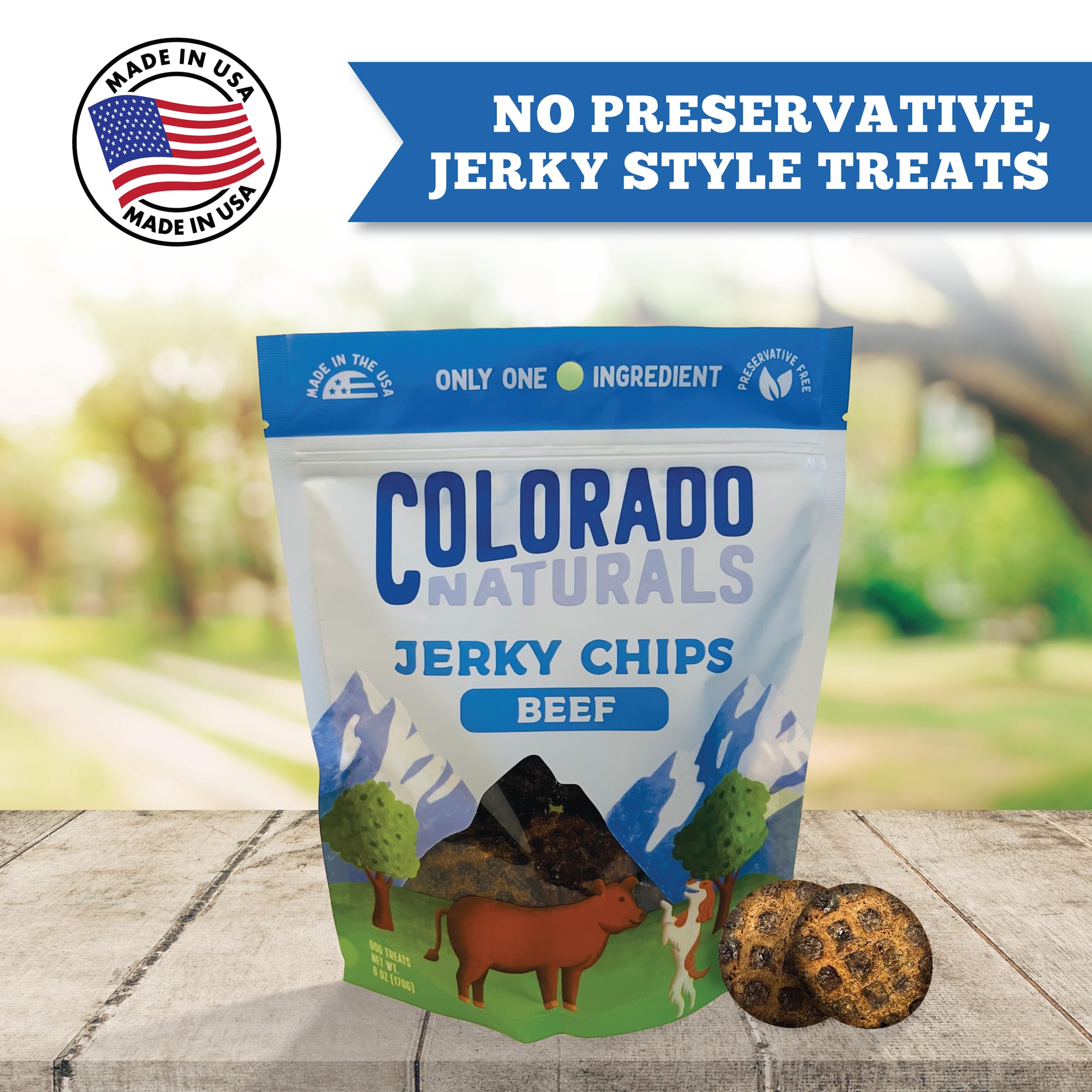 Premio de entrenamiento perfecto para perros activos con Colorado Naturals.