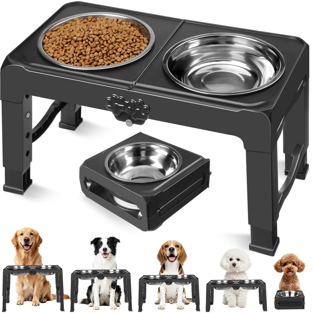 COMESOON bebederos para perros elevados mejoran la postura al comer