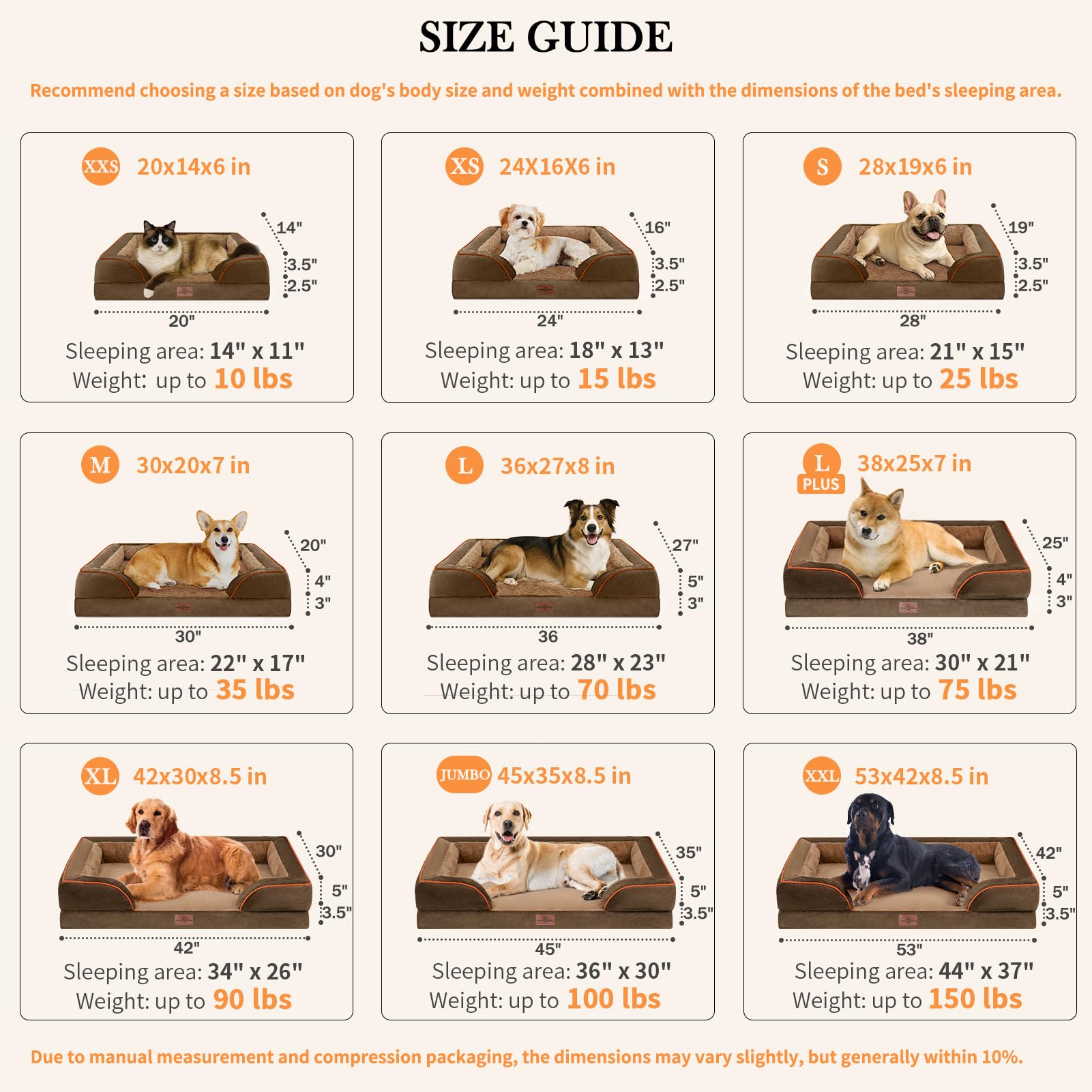 Comfort Expression cama-perro-ortopedica-funda-impermeable protege relleno.