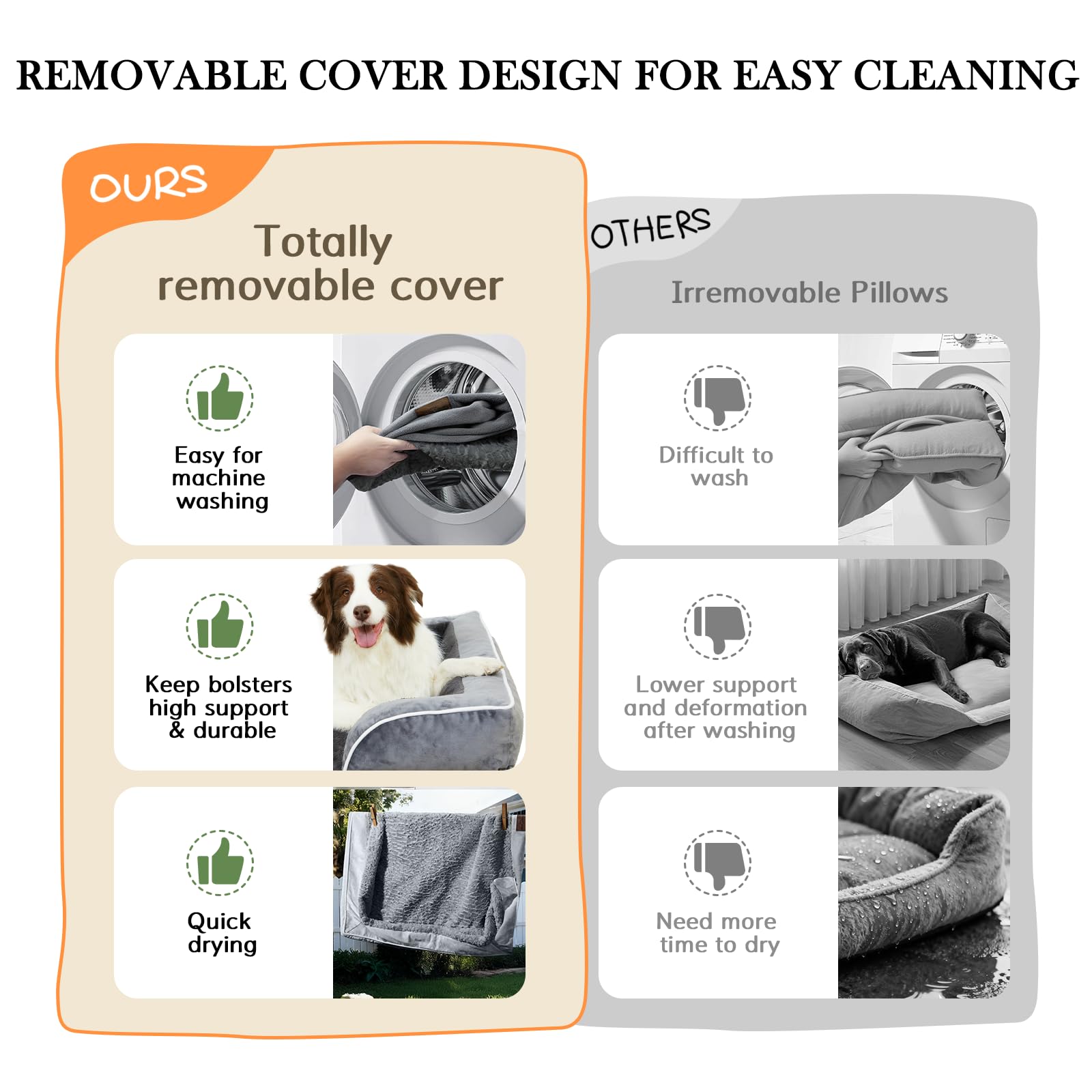 Cama Comfort Expression con superficie suave de felpa para piel y patas