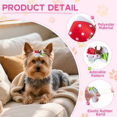 Lazo COMSUN para perro Pascua: colorido y suave para sesiones