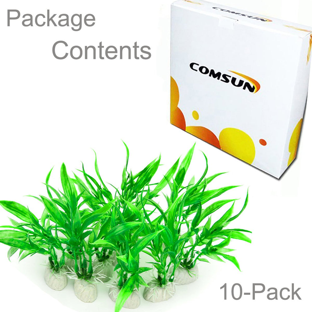 COMSUN plantas para acuario, sin mantenimiento, ideal para principiantes y aficionados