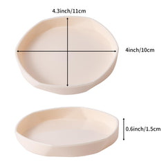 COMSUN plato-agua-reptil-pequeno blanco gris, ideal para agua limpia.