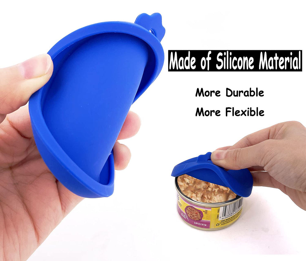 Comtim tapa de lata para gato compacta ahorra espacio.