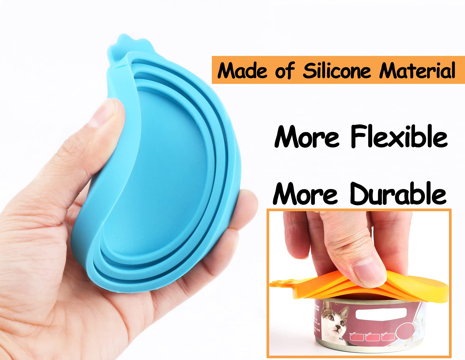 Comtim tapa silicona sin BPA, segura para mascotas y familias.
