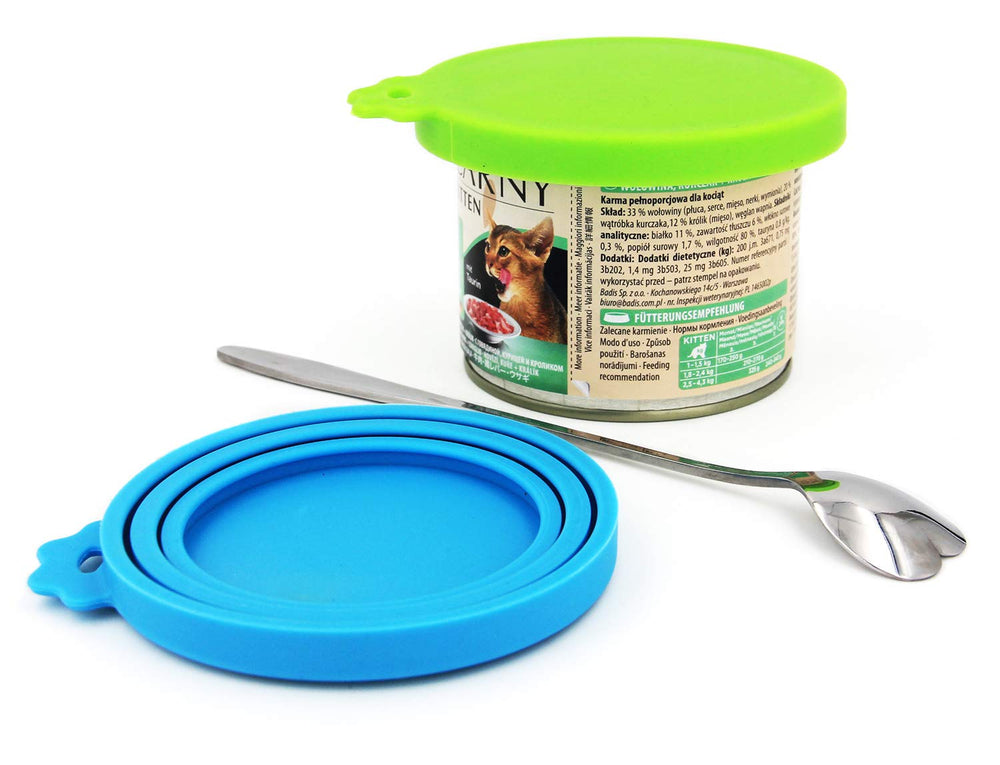 Comtim tapas de silicona para latas de mascotas, mantienen la comida fresca
