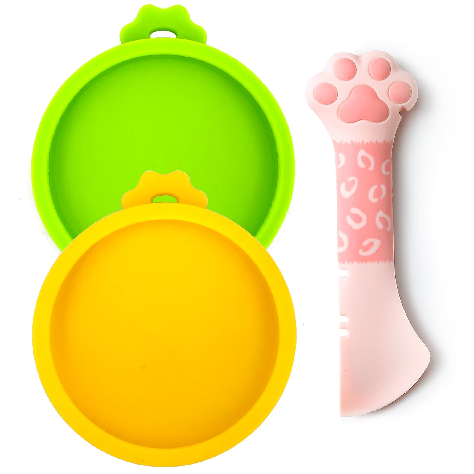 Comtim tapas de silicona para latas de gato de 3 onzas, conservan la comida.