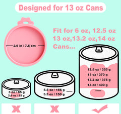 Tapa Comtim de silicona para latas de comida canina, duradera y reutilizable.