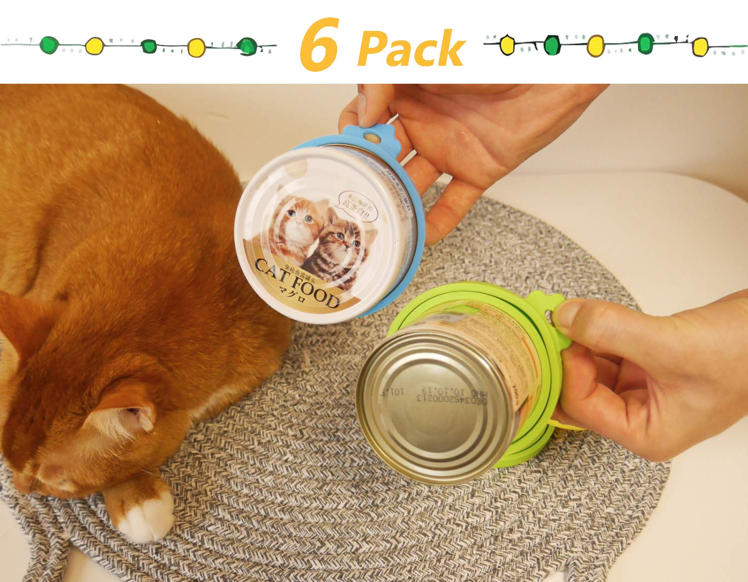 Tapas universales Comtim para latas con encaje práctico y versátil.