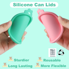Comtim tapas silicona para latas de perro, duraderas y reutilizables.