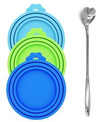 Comtim tapas de silicona para latas de mascotas en colores multicolor mantienen la comida fresca.