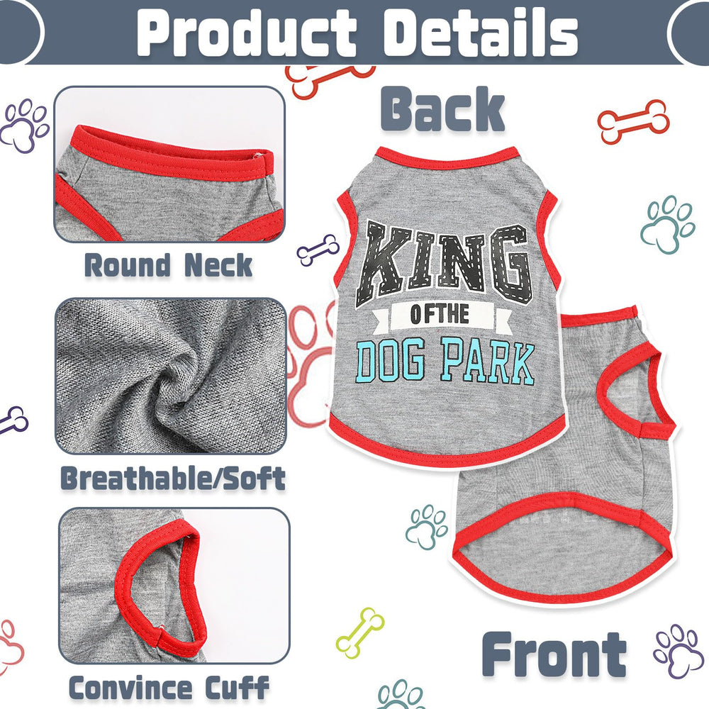 Conjunto cuatro prendas para perros pequeños, patrón hueso, juego y estilo para tus paseos.