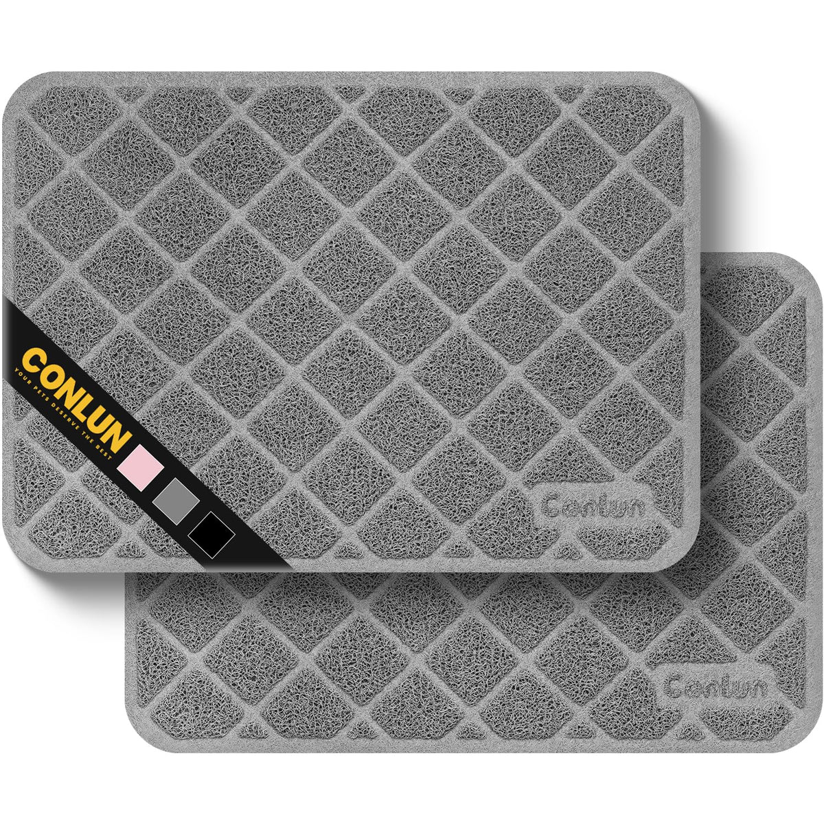 Almohadilla Conlun para arena de gato con rejilla PVC y tamaño 24x17