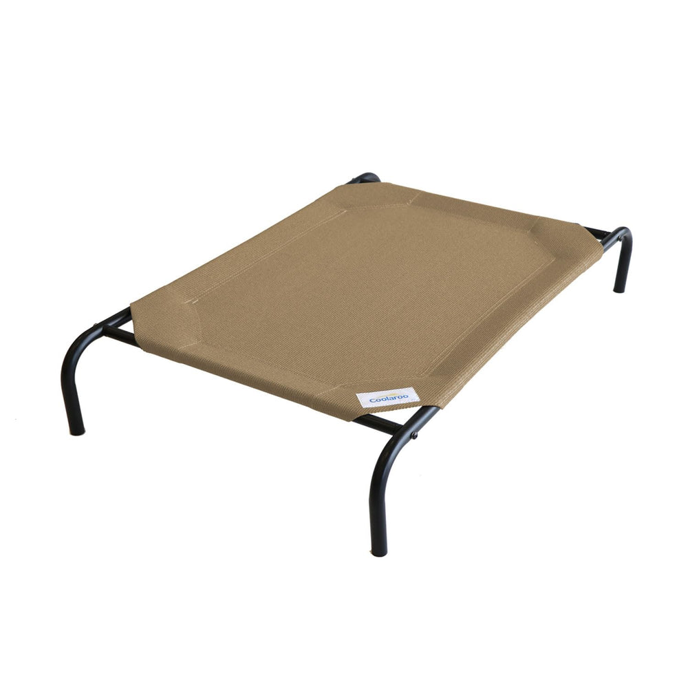 Coolaroo cama elevada para perros Nutmeg, comodidad general en interiores y exteriores.