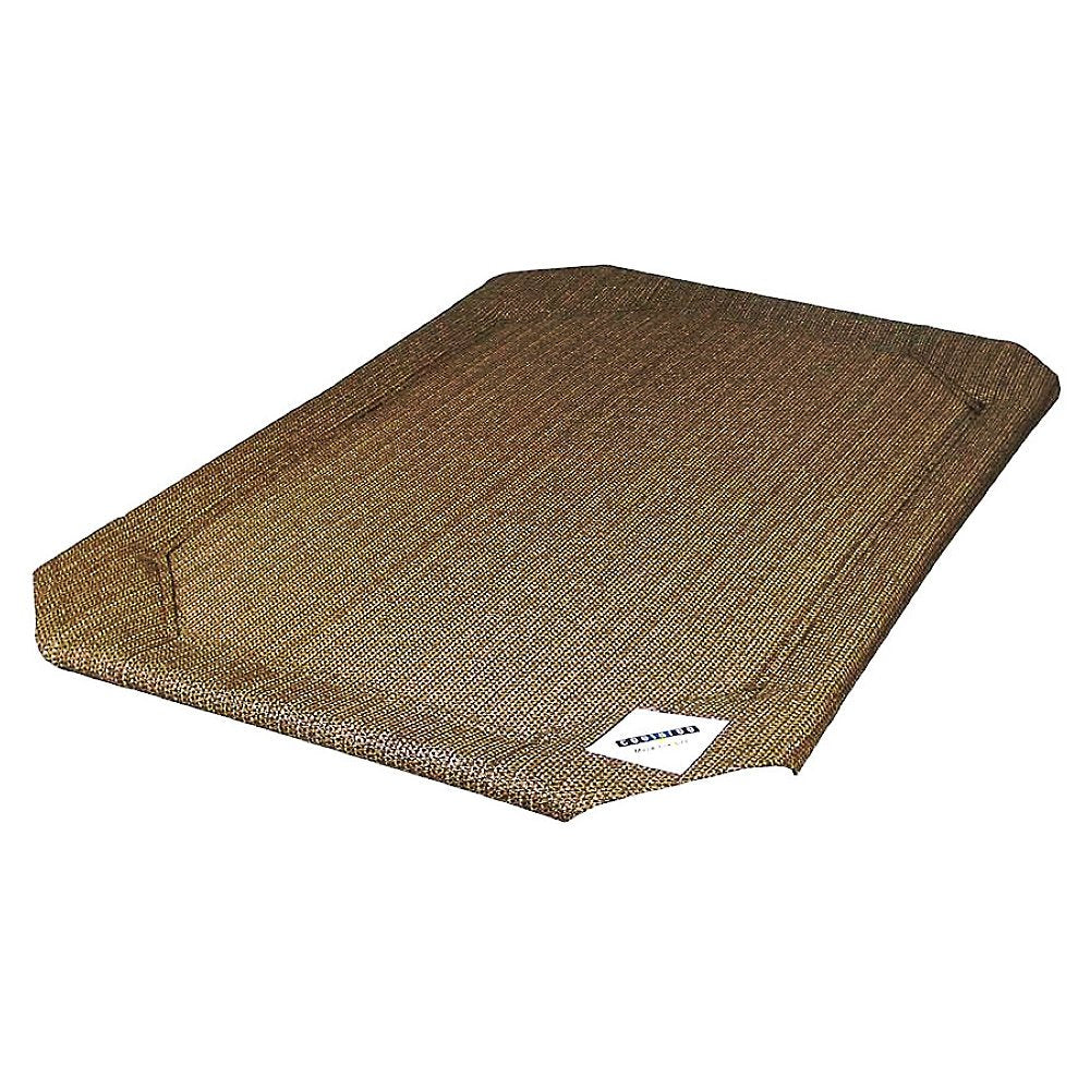 Cobertura original Coolaroo para cama de mascotas Nutmeg, transpirable para mayor comodidad.
