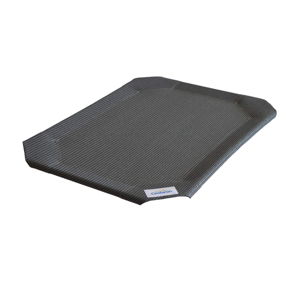 Coolaroo Cubre Cama Elevada Original: frente, tela transpirable para mantener a tu mascota fresca.