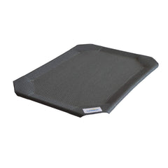 Coolaroo Cubre Cama Elevada Original: frente, tela transpirable para mantener a tu mascota fresca.