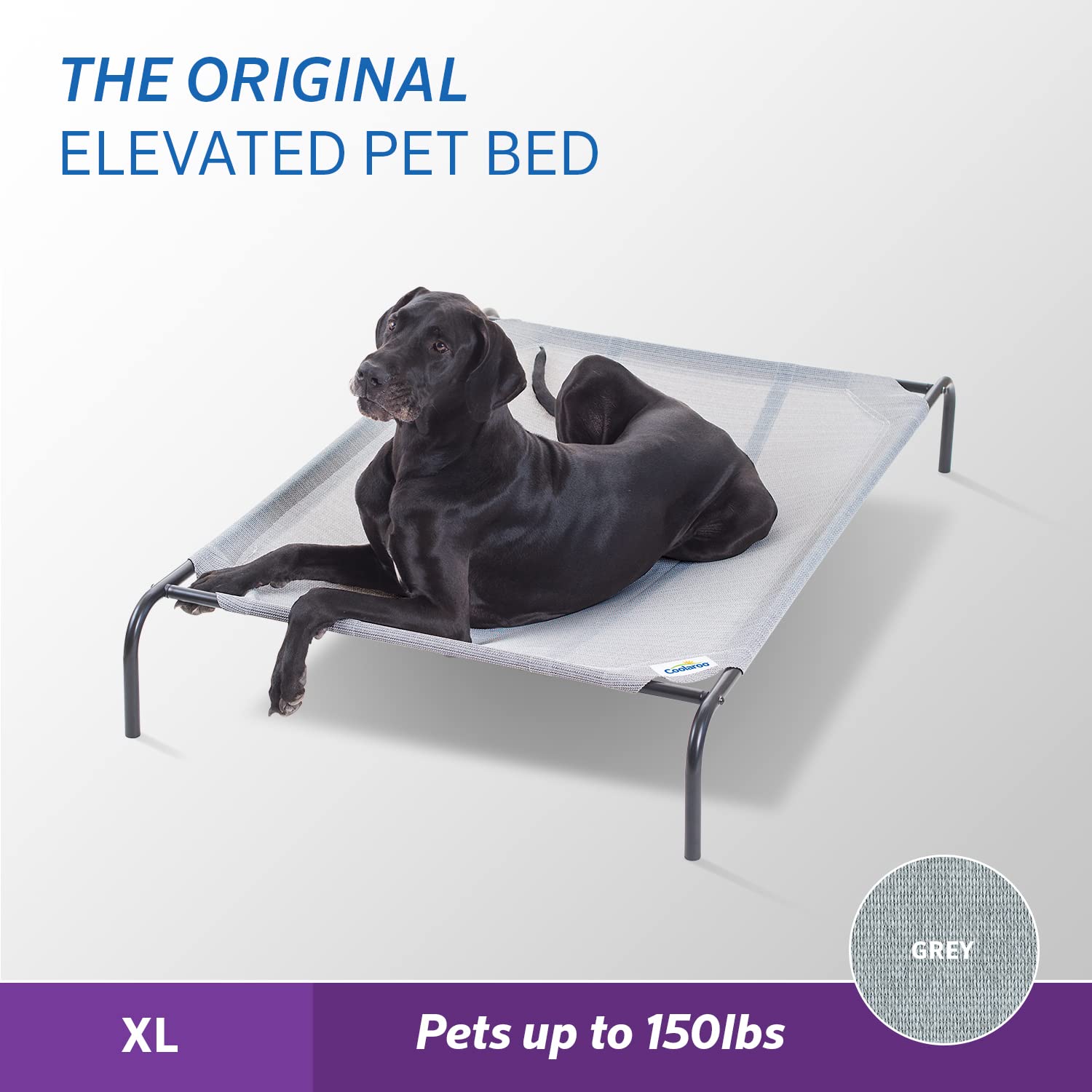 Cama Coolaroo Original con soporte articulaciones para movilidad cómoda de tu perro.