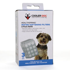 Capa esponja CoolerDog HealthSpring para atrapar pelos y desechos.