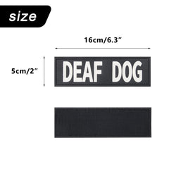 Parche Coolrunner con velcro, indicador visible para perros grandes durante paseos nocturnos.