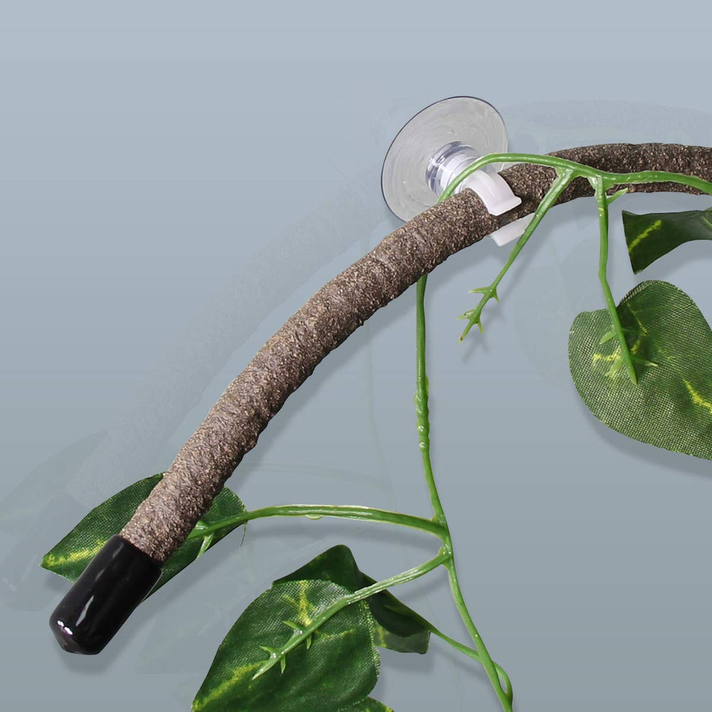 Coolrunner superficie áspera favorece agarre seguro para reptiles al trepar.