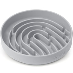 Coomazy tazón lento de silicona, vista superior, ayuda a comer más pausado.