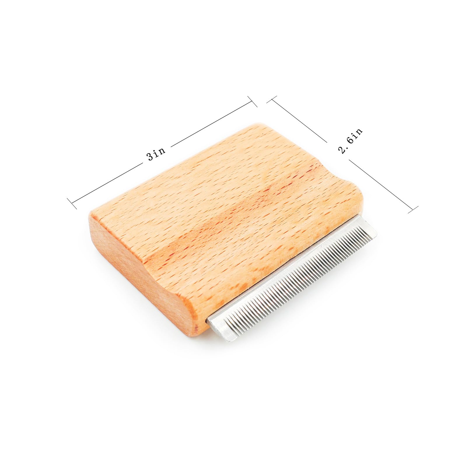 Cooncicy cepillo: cabezal de acero inoxidable para mayor durabilidad.
