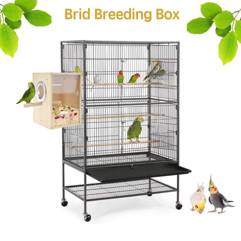 CooShou nido de pino natural, material seguro para crías de aves