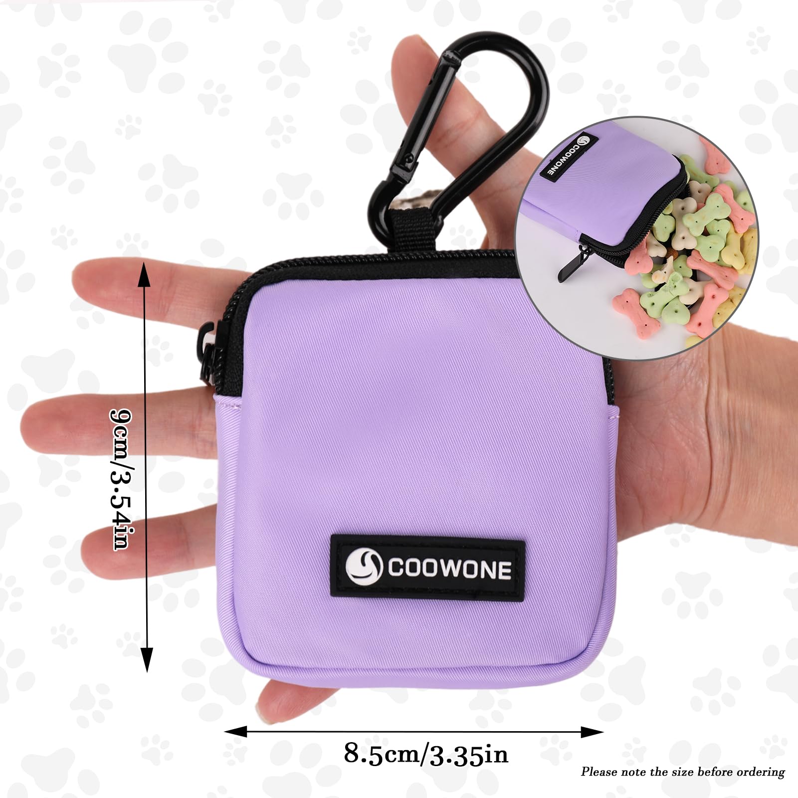 COOWONE cabe en bolsillo o bolso para paseos diarios.