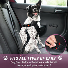 COOYOO amortiguación elástica, cinturón para perro, absorbe movimientos durante el viaje.