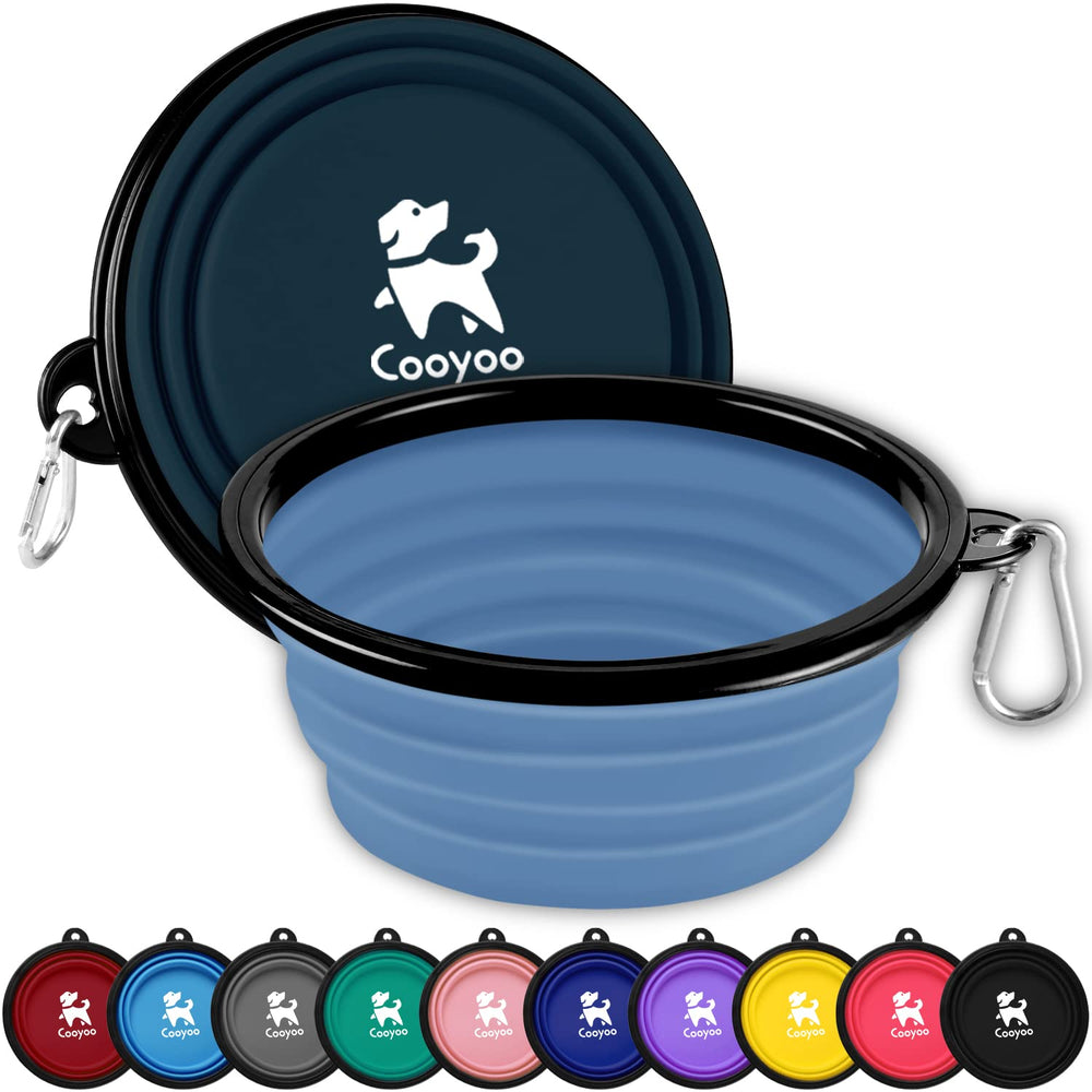 COOYOO cuenco plegable para perro pequeño, ideal para paseos y salidas