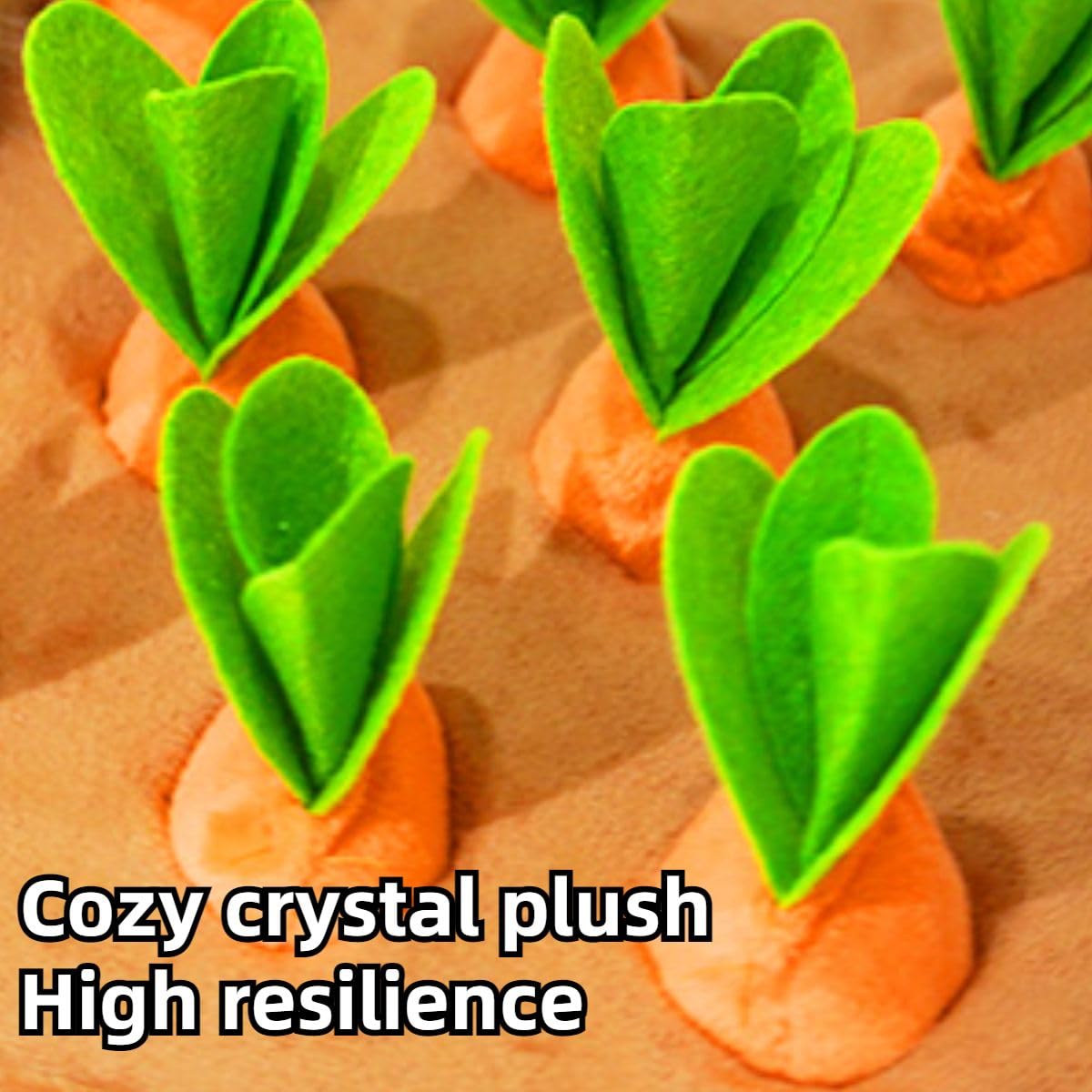 Copfeu Paquete con alfombra y zanahorias para juego inmediato.