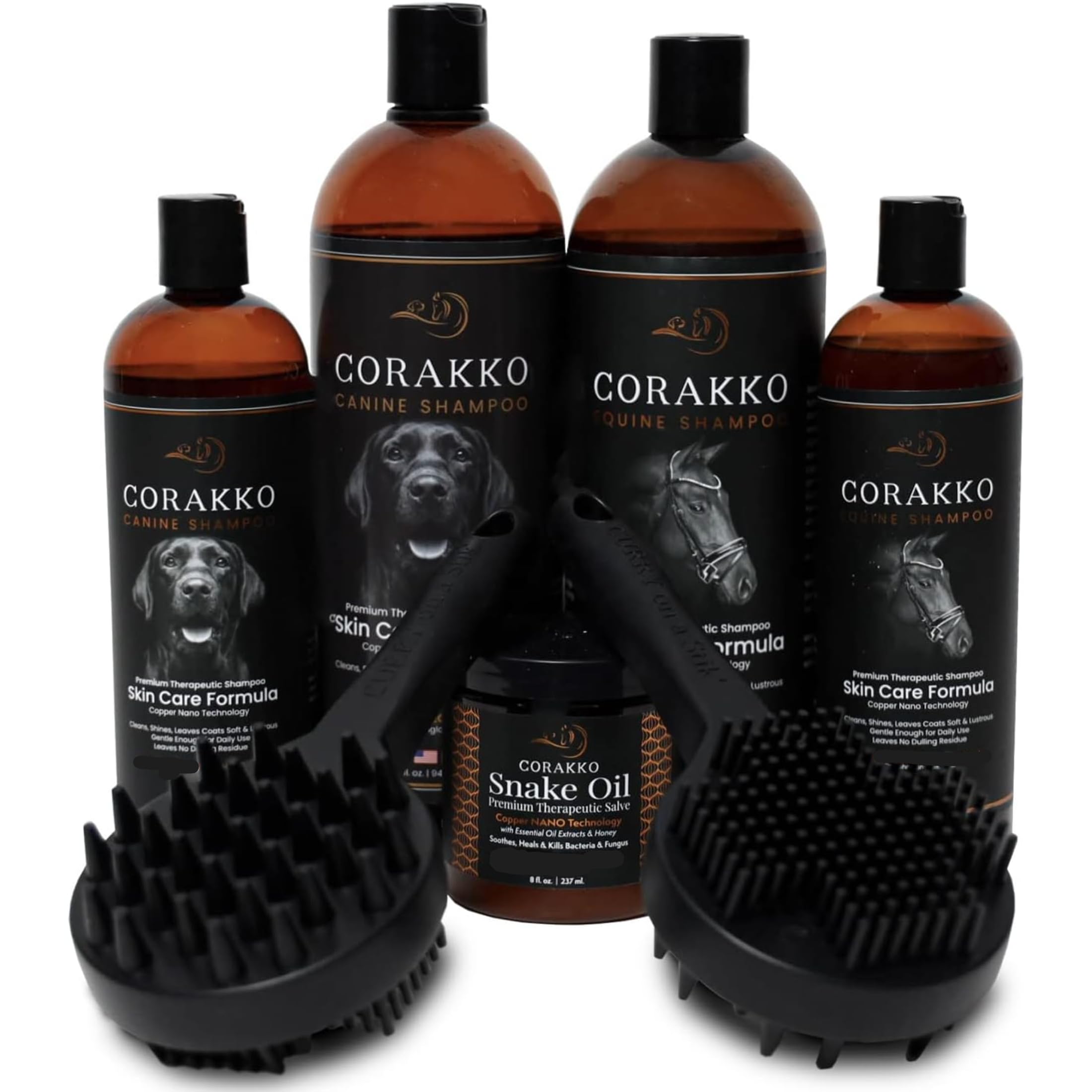 Aplicación en pata de caballo con Corakko, ayuda a calmar irritaciones y heridas.