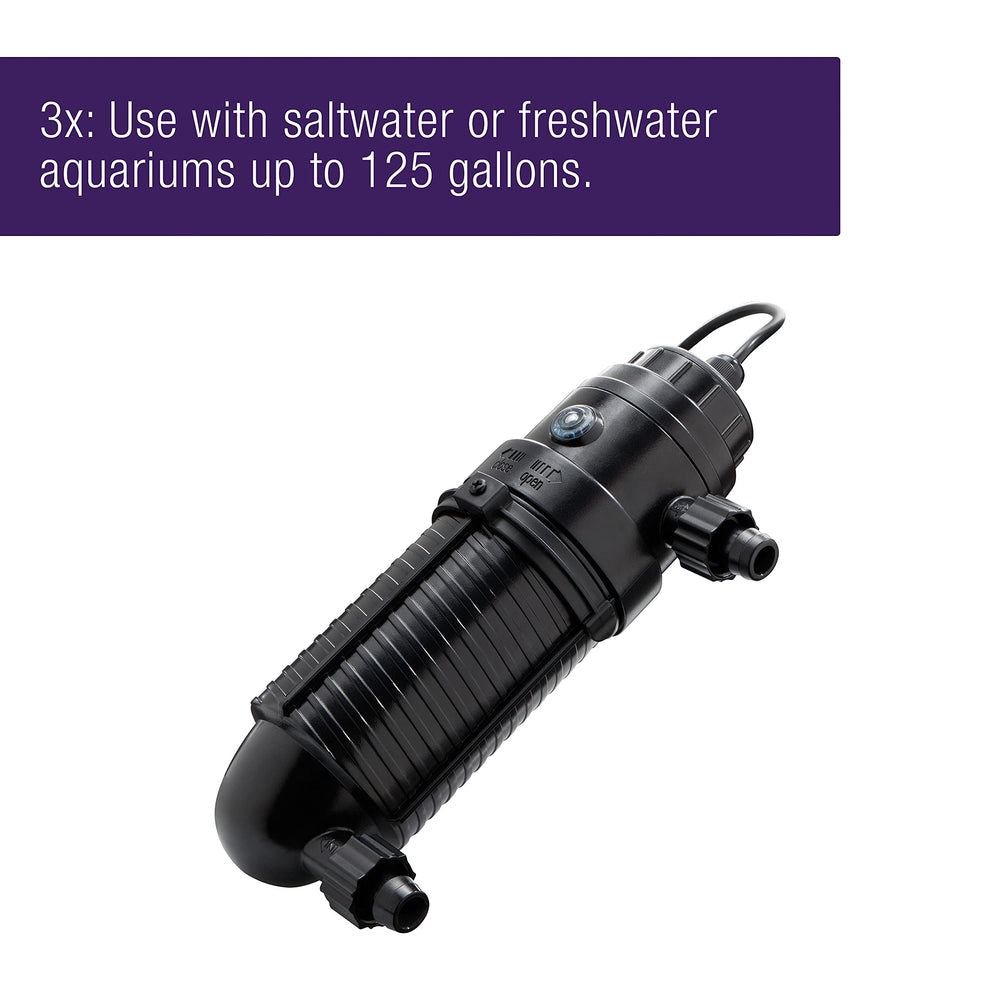 Coralife Turbo-Twist entrada de agua, conexión sencilla con el sistema.