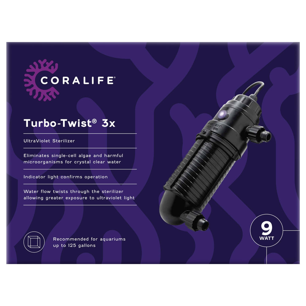Coralife Turbo-Twist uso en aguas dulces y salobres, versatilidad para acuarios.