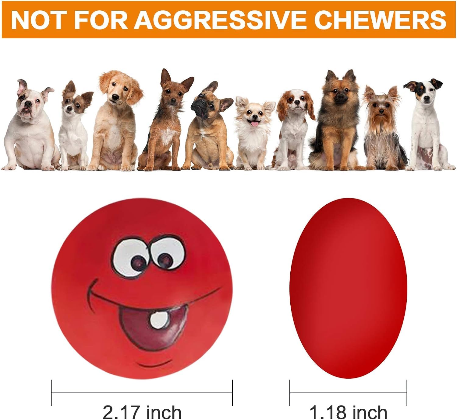 Coricorsu pack seis bolas colores, opción variada para perros pequeños.