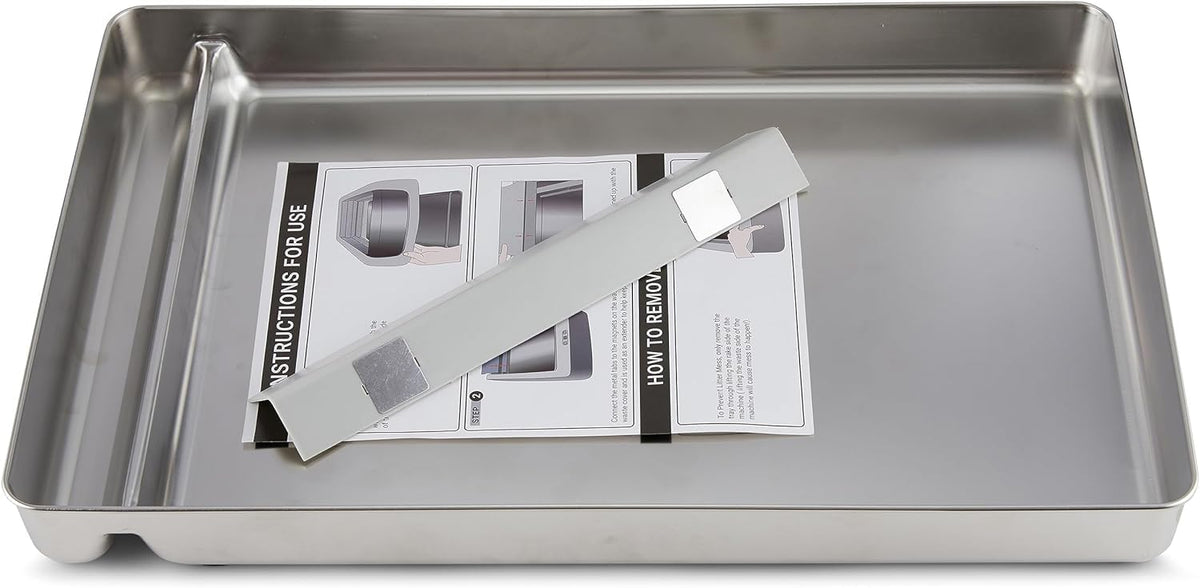 Cosparx bandeja inoxidable lista para PetSafe, compatibilidad asegurada para uso diario.