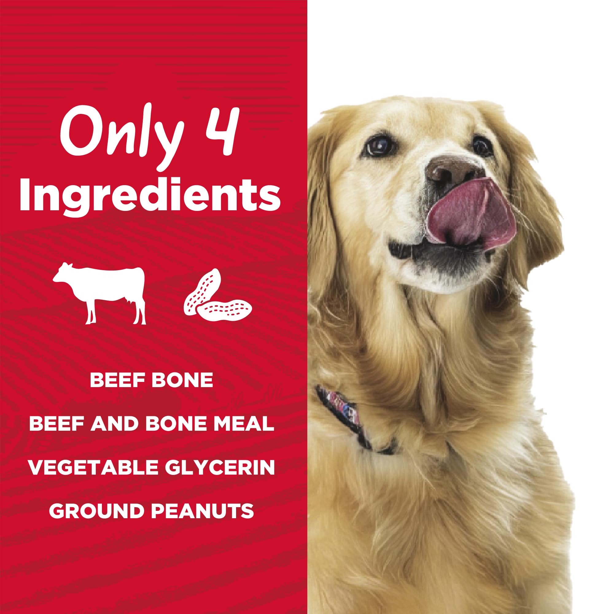 Country Kitchen Hueso masticación prolongada para entretenimiento del perro