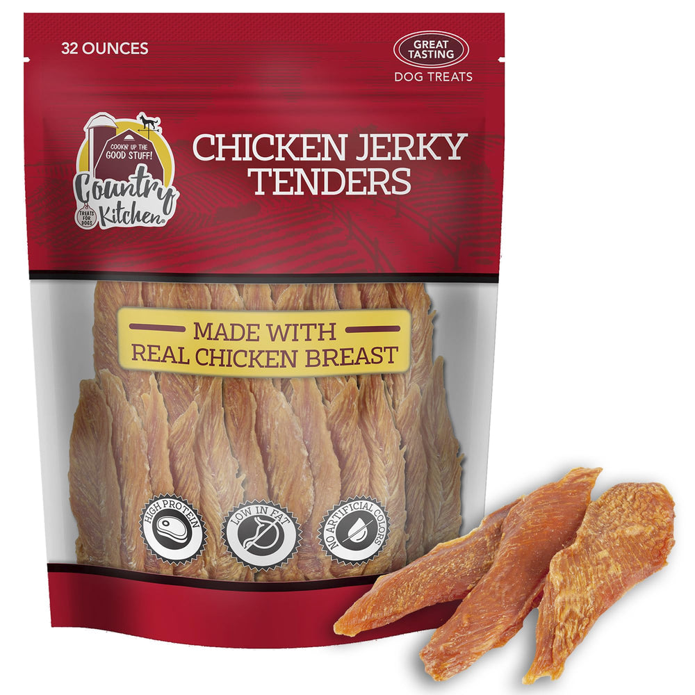 Country Kitchen Tenders de Pollo: empaque para perros activos