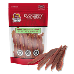 Country Kitchen tiras de pato deshidratado para perros, snack proteico