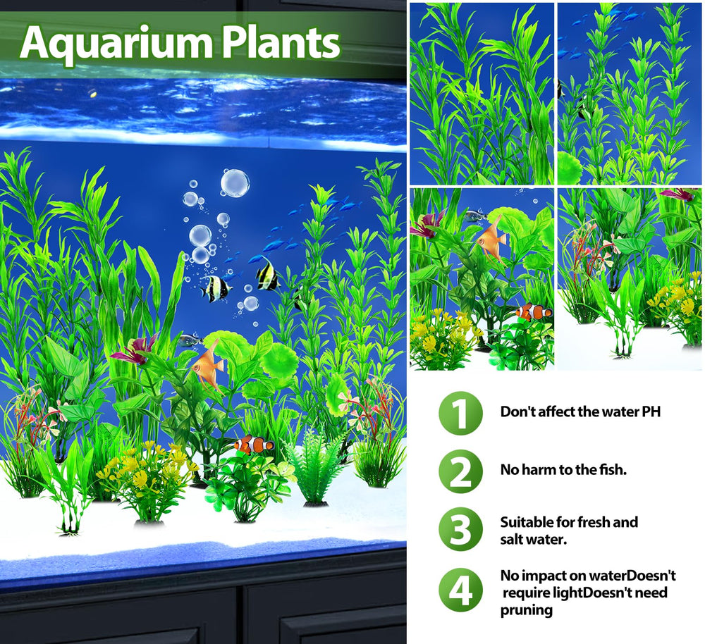 CousDUoBe juego de plantas con 11 estilos para decorar