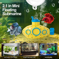 CousDUoBe diver flotante, ofrece refugio para peces betta y exploración segura.