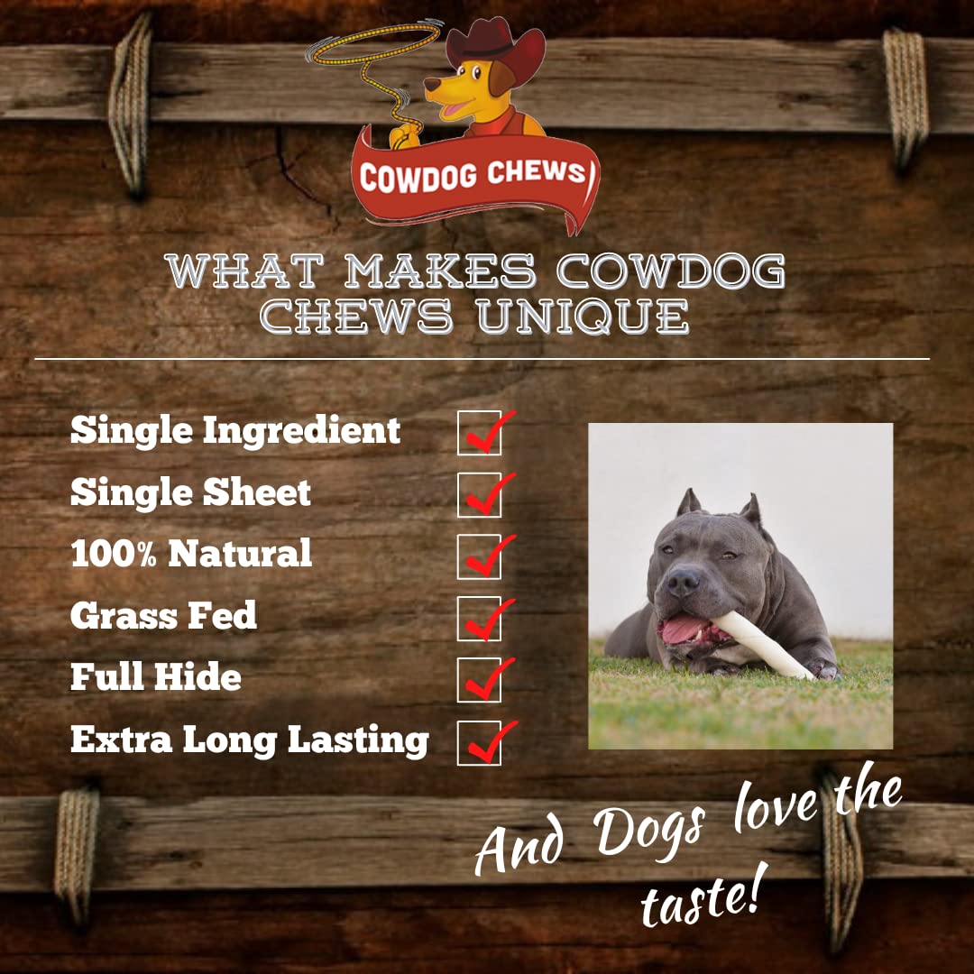 Cowdog Chews ganado pastura natural para perro saludable